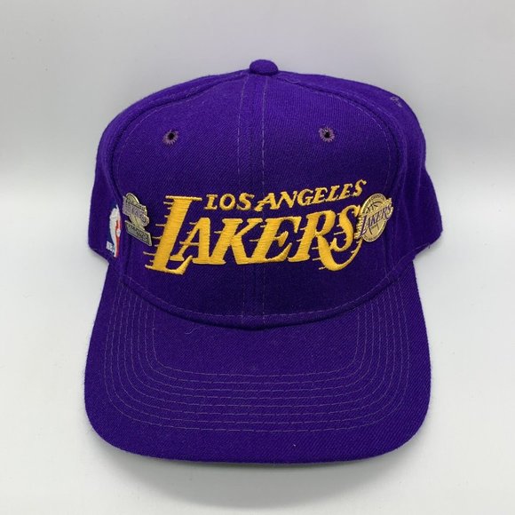 Vintage Los Angeles Lakers Sports Specialties‎ Hat Snapback Cap Kobe Motion Wool